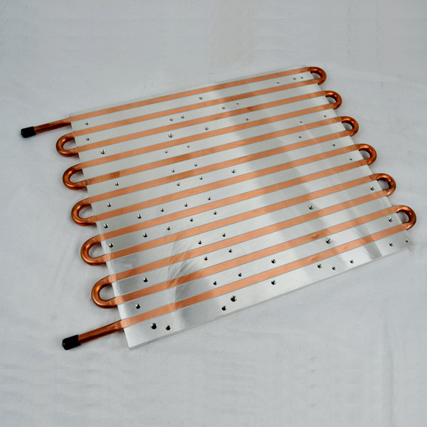 Circulation Water Plate With Copper Pipes And Aluminum Base