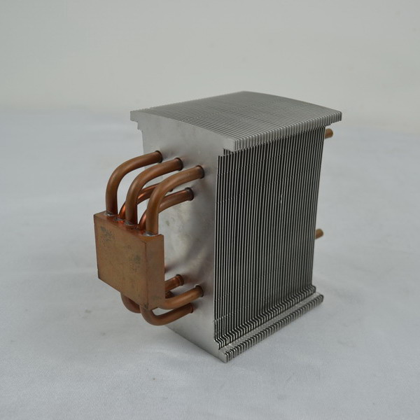 热管水冷散热器焊接铝鳍片解决方案