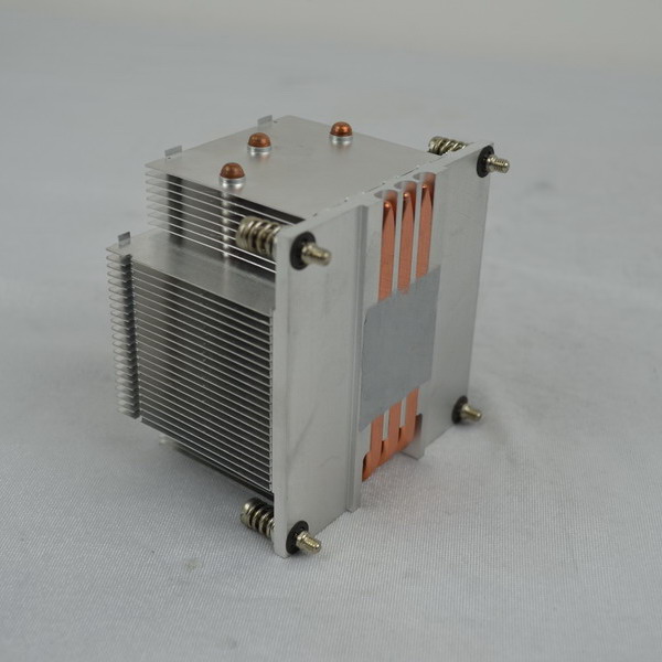 高功率高密度鳍片热管焊接CPU 775散热器