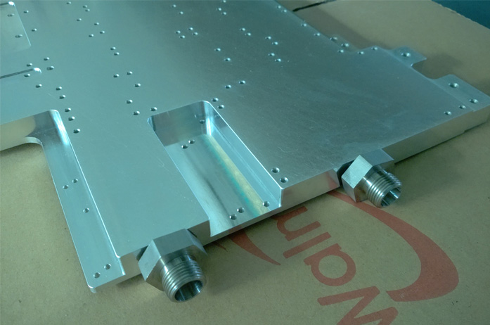 Custom Shape Friction Stir Welding Liquid Cold Plate