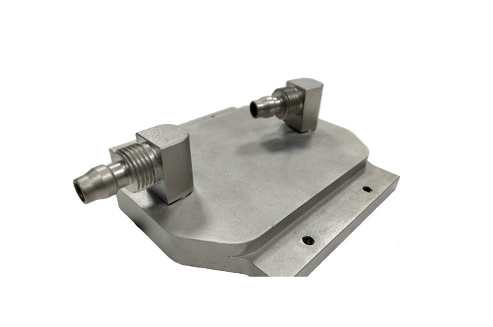 Plaque froide liquide serpentine